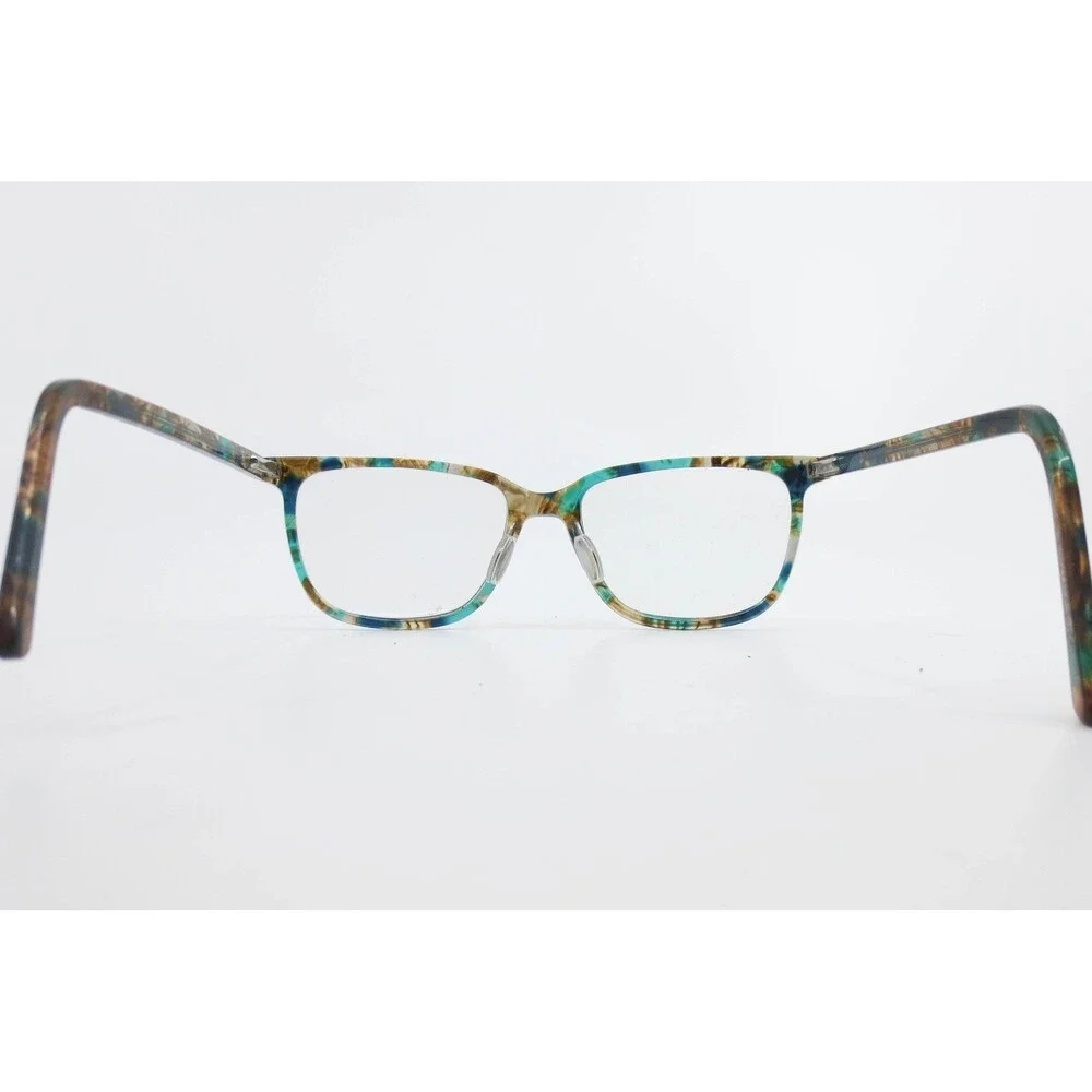 Nautica Eyeglass Frames N8126 422 Teal Blue Tortoise Rectangular 52-16-140 Mens